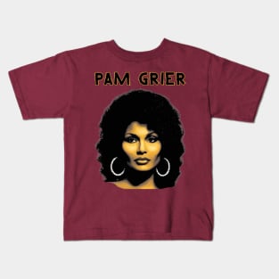 Pam Grier Kids T-Shirt